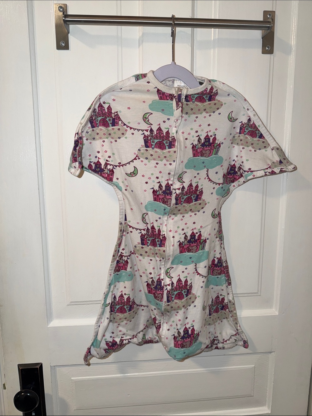 Zipadee-Zip Size Small Sleeping Baby Sleep Sack Girls 4-8M Castles Print